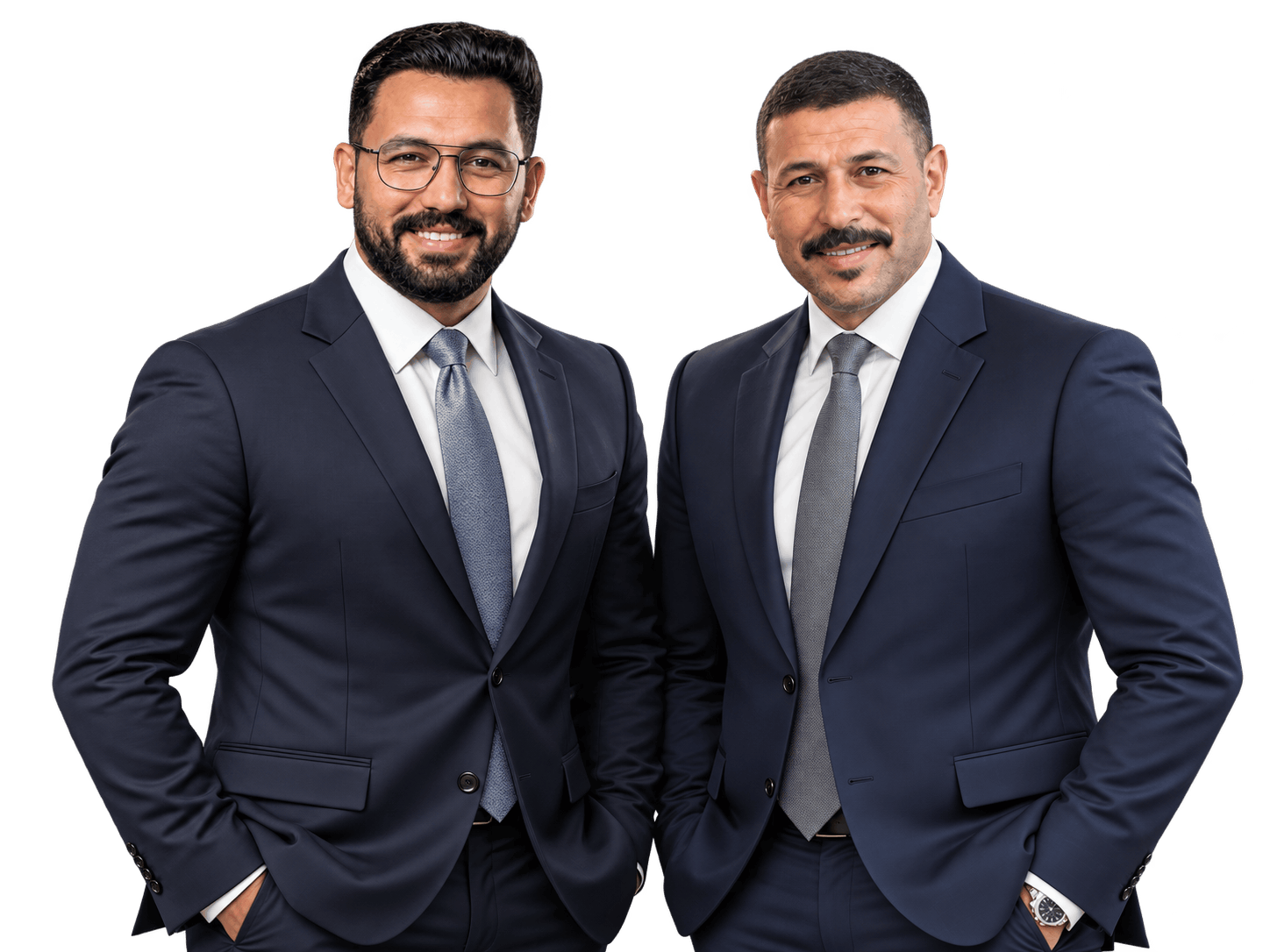 Emarcom leadership: Eng. Hossam Gamal on the left and Khaled Shaker on the right
