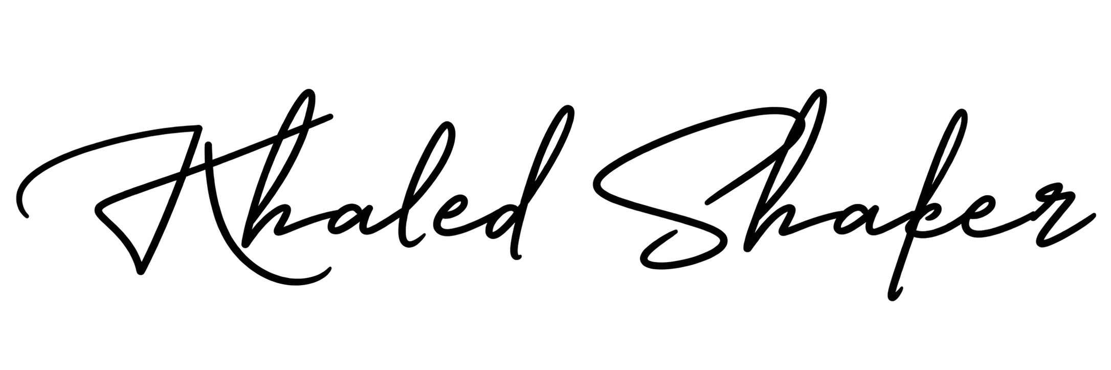 Khaled Shaker signature